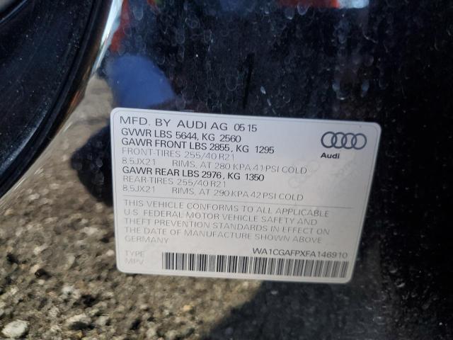 Photo 9 VIN: WA1CGAFPXFA146910 - AUDI SQ5 PREMIU 