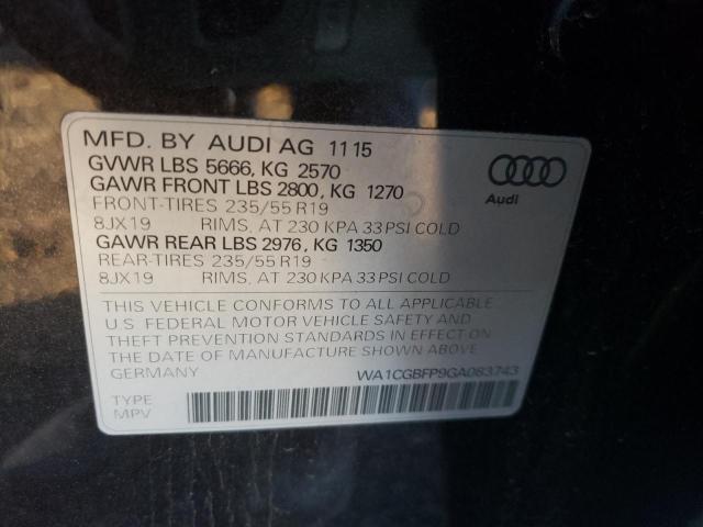 Photo 9 VIN: WA1CGBFP9GA083743 - AUDI Q5 PRESTIG 