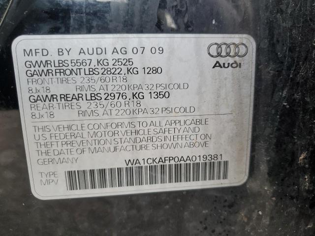 Photo 12 VIN: WA1CKAFP0AA019381 - AUDI Q5 