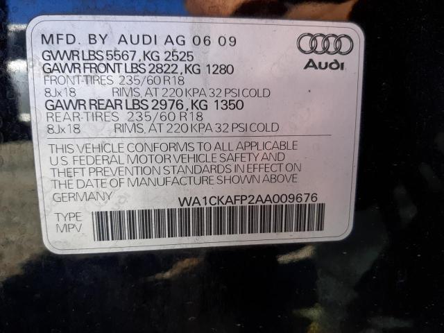 Photo 9 VIN: WA1CKAFP2AA009676 - AUDI Q5 