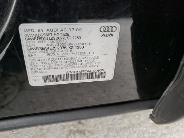 Photo 9 VIN: WA1CKAFP2AA020905 - AUDI Q5 