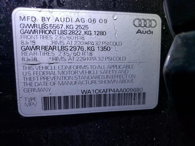 Photo 12 VIN: WA1CKAFP4AA009680 - AUDI Q5 