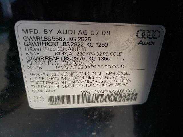 Photo 11 VIN: WA1CKAFP5AA023328 - AUDI Q5 PREMIUM 