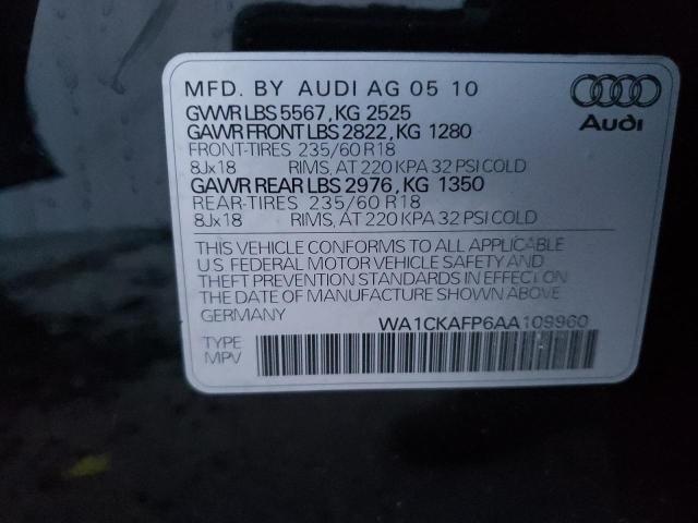 Photo 9 VIN: WA1CKAFP6AA109960 - AUDI Q5 TDI 