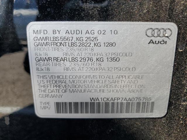 Photo 11 VIN: WA1CKAFP7AA075785 - AUDI Q5 