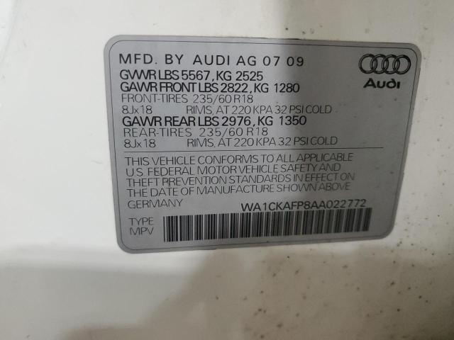 Photo 12 VIN: WA1CKAFP8AA022772 - AUDI Q5 