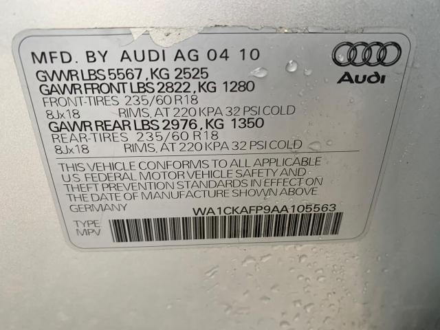 Photo 9 VIN: WA1CKAFP9AA105563 - AUDI Q5 PREMIUM 