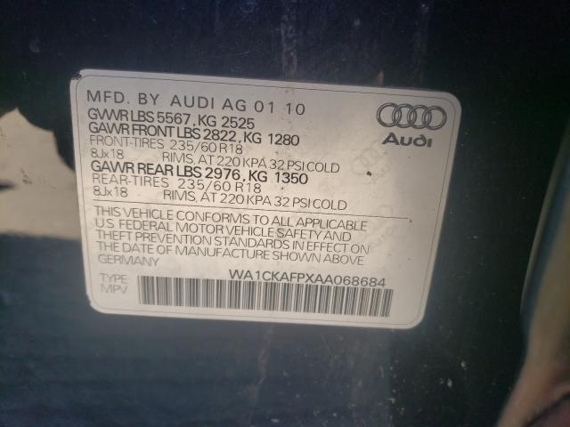 Photo 9 VIN: WA1CKAFPXAA068684 - AUDI Q5 PREMIUM 