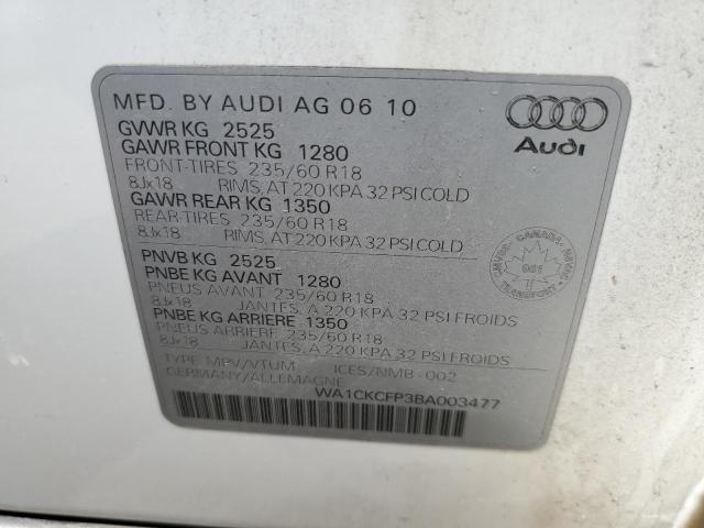 Photo 11 VIN: WA1CKCFP3BA003477 - AUDI Q5 PREMIUM 