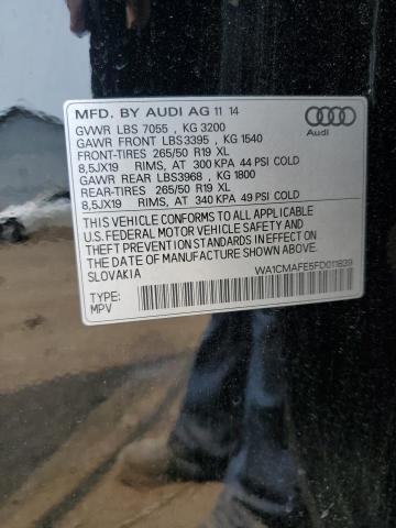 Photo 11 VIN: WA1CMAFE5FD011839 - AUDI Q7 TDI PRE 