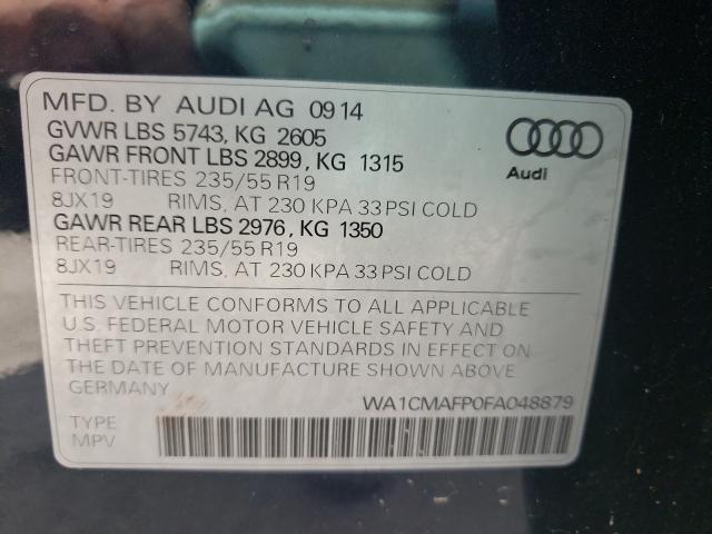 Photo 9 VIN: WA1CMAFP0FA048879 - AUDI Q5 TDI PRE 