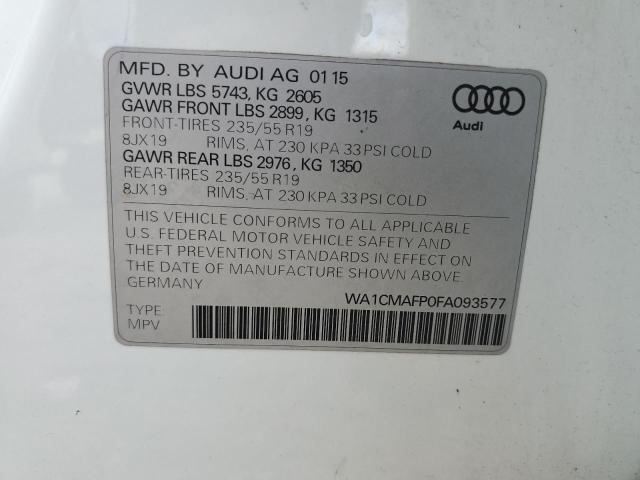 Photo 13 VIN: WA1CMAFP0FA093577 - AUDI Q5 