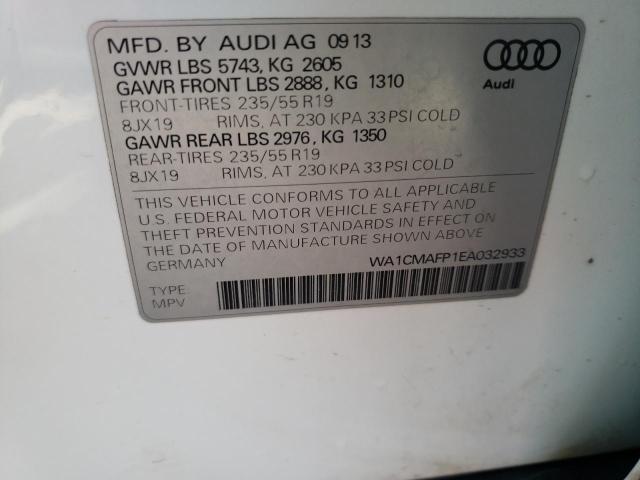 Photo 9 VIN: WA1CMAFP1EA032933 - AUDI Q5 TDI PRE 