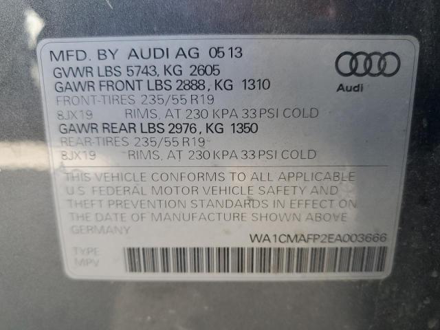 Photo 9 VIN: WA1CMAFP2EA003666 - AUDI Q5 TDI PRE 