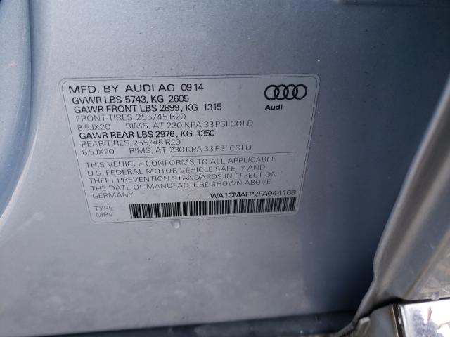 Photo 9 VIN: WA1CMAFP2FA044168 - AUDI Q5 