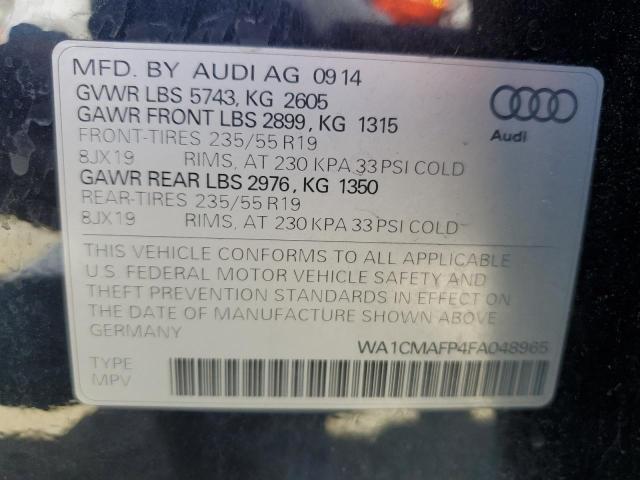 Photo 13 VIN: WA1CMAFP4FA048965 - AUDI Q5 TDI PRE 