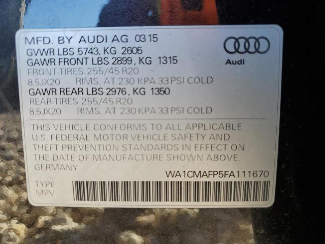 Photo 13 VIN: WA1CMAFP5FA111670 - AUDI Q5 