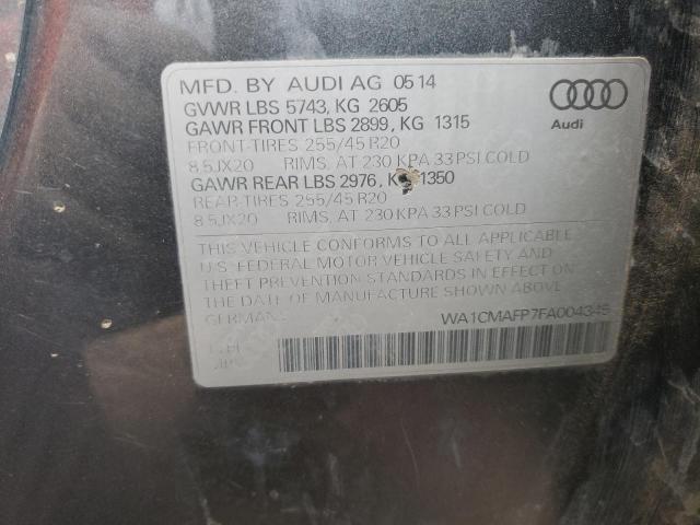 Photo 11 VIN: WA1CMAFP7FA004345 - AUDI Q5 