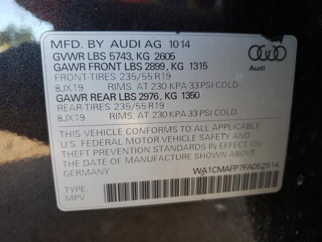 Photo 9 VIN: WA1CMAFP7FA052914 - AUDI Q5 