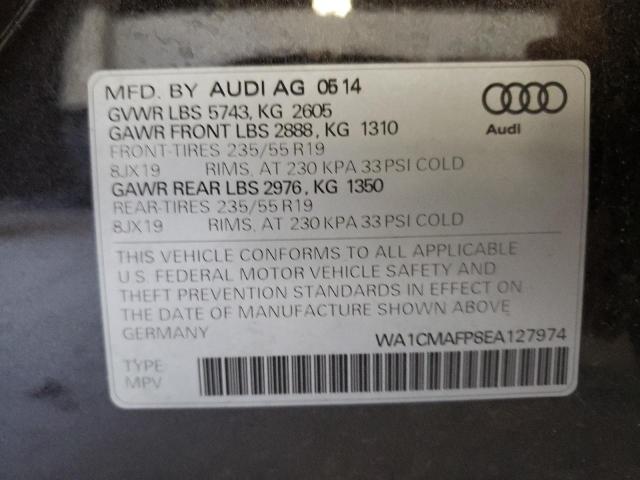 Photo 11 VIN: WA1CMAFP8EA127974 - AUDI Q5 