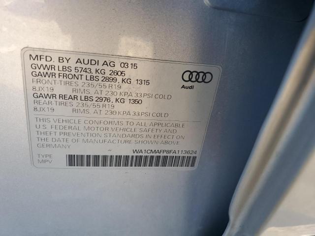 Photo 12 VIN: WA1CMAFP8FA113624 - AUDI Q5 