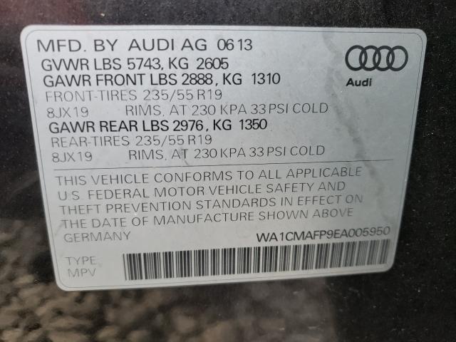 Photo 9 VIN: WA1CMAFP9EA005950 - AUDI Q5 TDI PRE 