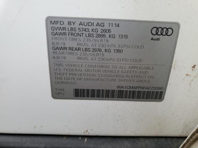 Photo 11 VIN: WA1CMAFPXFA072090 - AUDI Q5 