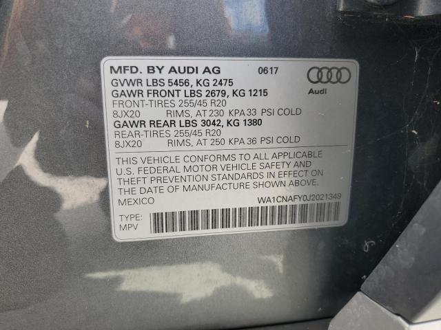 Photo 12 VIN: WA1CNAFY0J2021349 - AUDI Q5 PRESTIG 