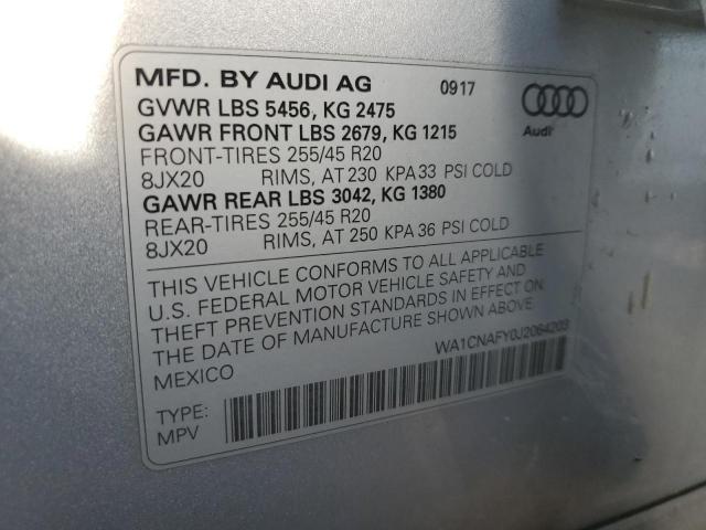 Photo 13 VIN: WA1CNAFY0J2064203 - AUDI Q5 PRESTIG 