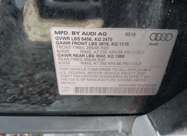 Photo 8 VIN: WA1CNAFY0J2162406 - AUDI Q5 