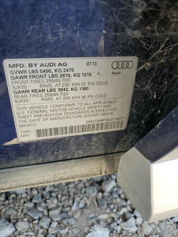 Photo 12 VIN: WA1CNAFY0J2218327 - AUDI Q5 PRESTIG 