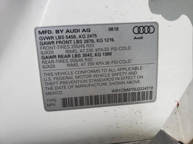 Photo 12 VIN: WA1CNAFY0J2234219 - AUDI Q5 