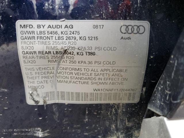 Photo 9 VIN: WA1CNAFY1J2044767 - AUDI Q5 