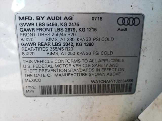 Photo 12 VIN: WA1CNAFY1J2224668 - AUDI Q5 PRESTIG 