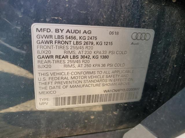 Photo 13 VIN: WA1CNAFY2J2200802 - AUDI Q5 