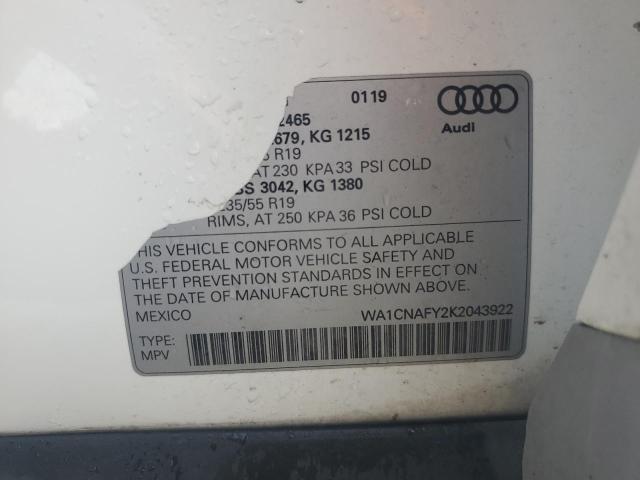 Photo 13 VIN: WA1CNAFY2K2043922 - AUDI Q5 PRESTIG 