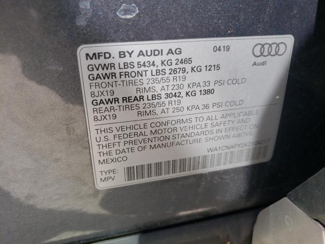 Photo 13 VIN: WA1CNAFY2K2104217 - AUDI Q5 PRESTIG 