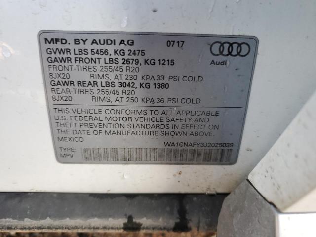 Photo 11 VIN: WA1CNAFY3J2025038 - AUDI Q5 PRESTIG 