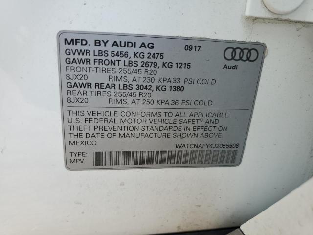 Photo 13 VIN: WA1CNAFY4J2055598 - AUDI Q5 PRESTIG 