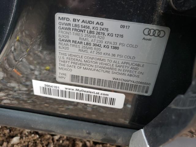 Photo 9 VIN: WA1CNAFY4J2065550 - AUDI Q5 