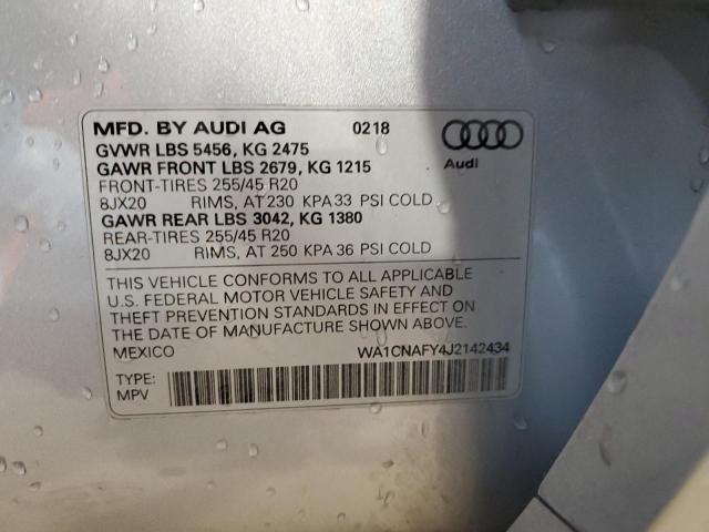 Photo 12 VIN: WA1CNAFY4J2142434 - AUDI Q5 PRESTIG 