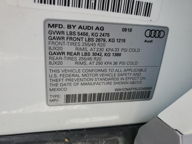 Photo 9 VIN: WA1CNAFY5J2245569 - AUDI Q5 PRESTIG 