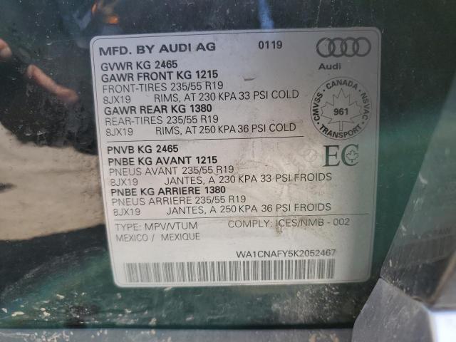 Photo 13 VIN: WA1CNAFY5K2052467 - AUDI Q5 