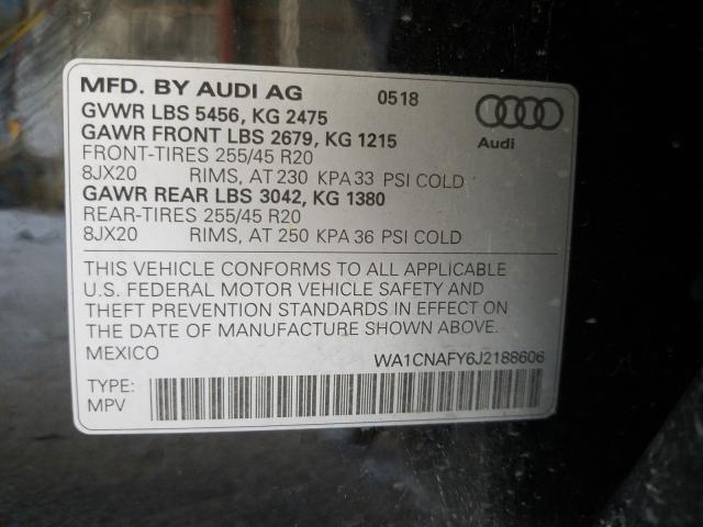 Photo 9 VIN: WA1CNAFY6J2188606 - AUDI Q5 