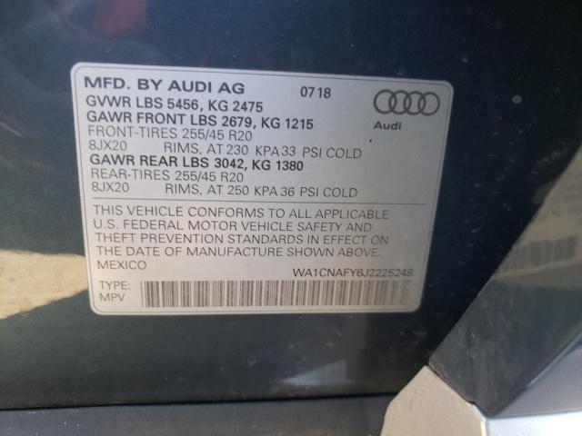 Photo 12 VIN: WA1CNAFY6J2225248 - AUDI Q5 PRESTIG 