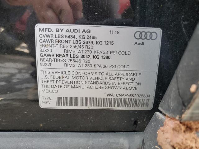 Photo 12 VIN: WA1CNAFY6K2025634 - AUDI Q5 PRESTIG 