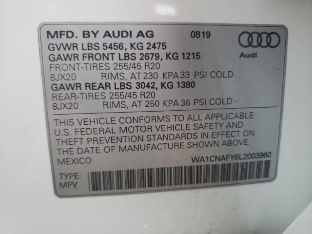 Photo 9 VIN: WA1CNAFY6L2003960 - AUDI Q5 