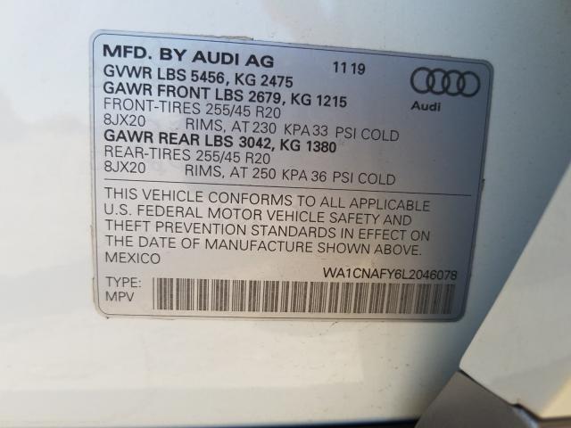 Photo 9 VIN: WA1CNAFY6L2046078 - AUDI Q5 