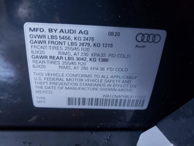 Photo 9 VIN: WA1CNAFY6L2111222 - AUDI Q5 