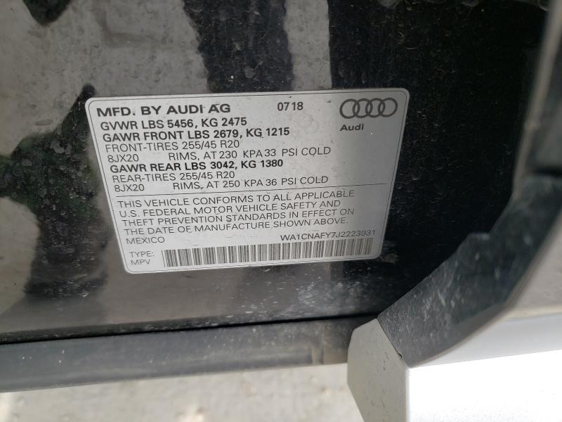 Photo 9 VIN: WA1CNAFY7J2223931 - AUDI Q5 